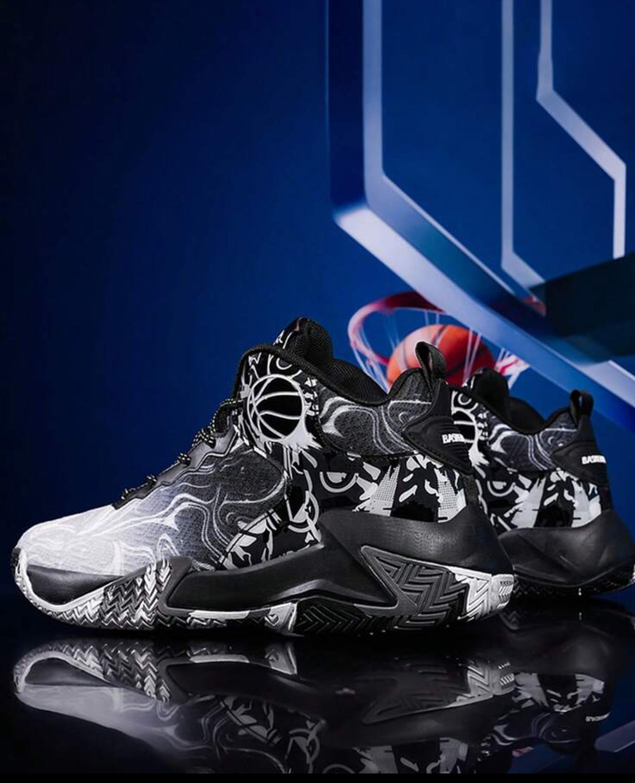(Quick Delivery) New Outdoor Basketball Shoes For Men, Sports Shoes With Rubber Sole, Comfortable & Breathable