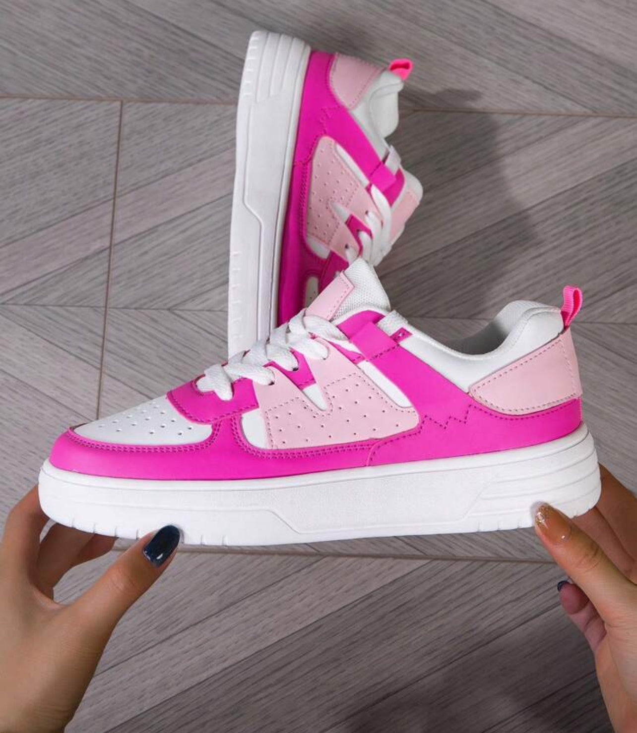 Pink Cute And Energetic Women Shoes Tennis