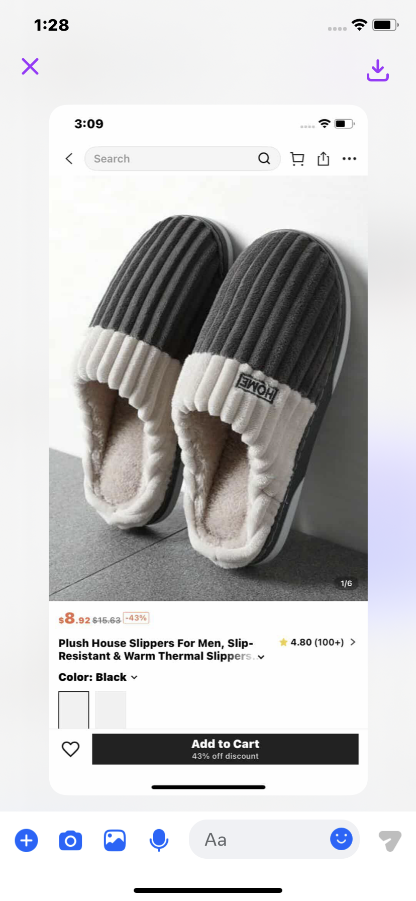 Plush House Slippers For Men, Slip-Resistant & Warm Thermal Slippers In Size 48-49, Suitable For Men And Women, Available In Coffee Brown, Grey, And Black Colors, Autumn/Winter