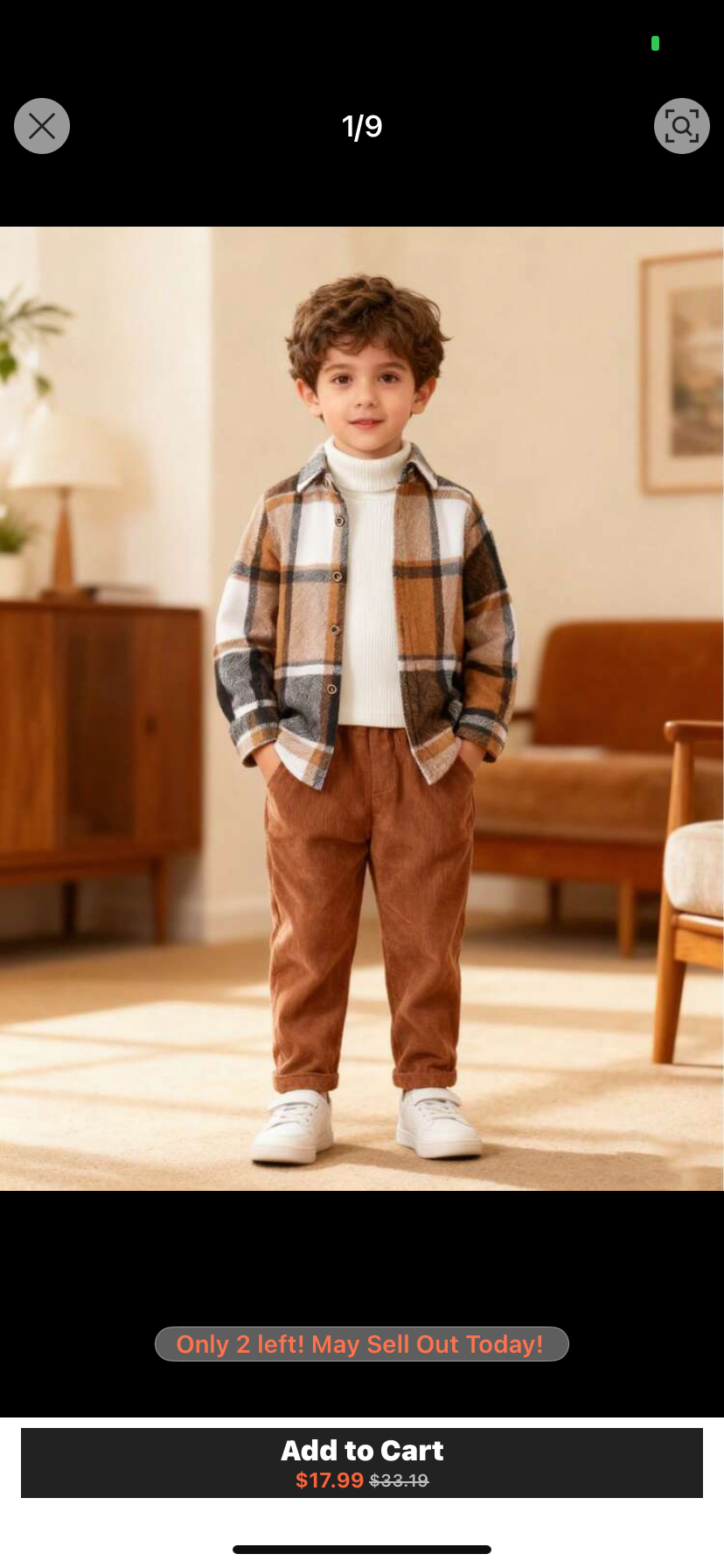 2pcs/Set Boys Plaid Flannel Long Sleeve Shacket & Solid Corduroy Elastic Waist Pants, Children Casual Comfortable Outerwear Set, Autumn/Winter