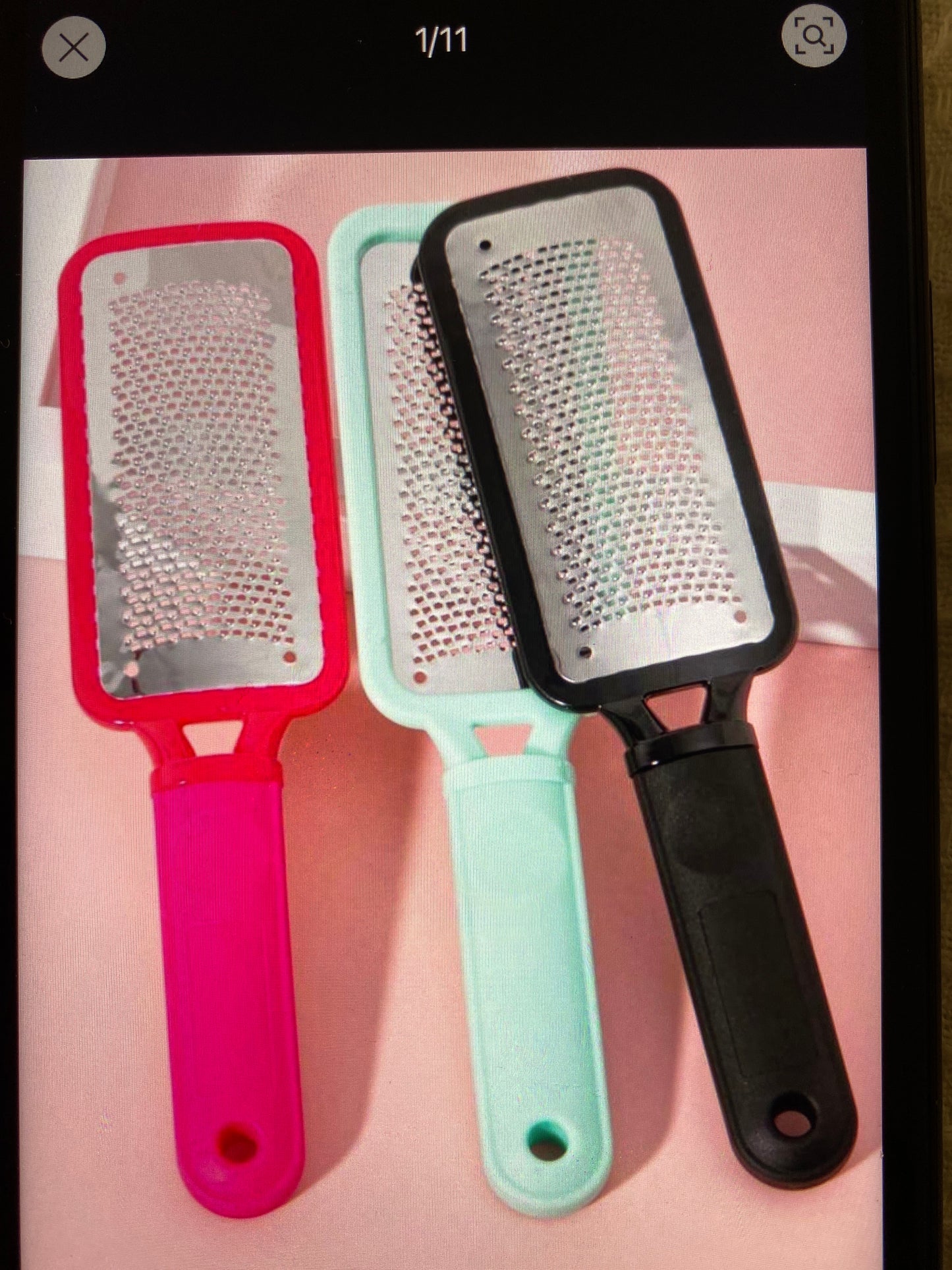 1/2pcs Foot File Kit – Stainless Steel Colossal + Fine Foot Rasp – Salon-Grade Cracked Heel Scrubber Pedicure Tools – Wet & Dry Dead Skin, Corn, Callus Remover For Feet