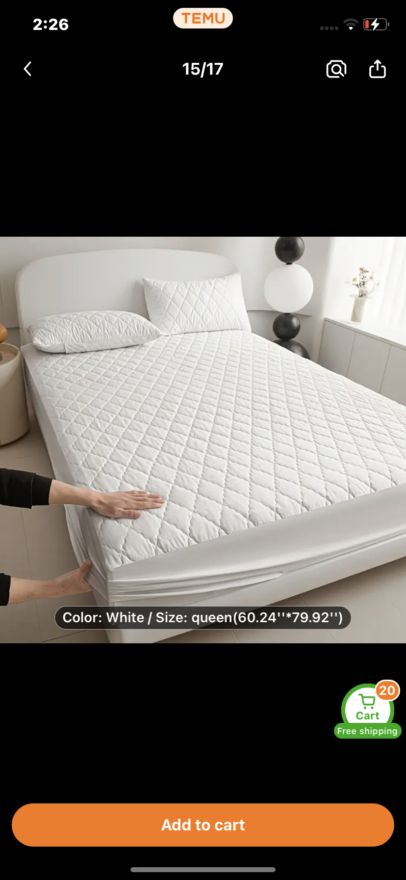 1pc Waterproof Mattress Protector, Soft Comfort, Geometric-Pattern, Ultrasonic Embossed, Machine Washable, Water-Resistant, with Polyester Cover & Polyurethane Liner, for Bedroom, Guest Room, Hotel - Fits 11.81-13.39inch Mattresses