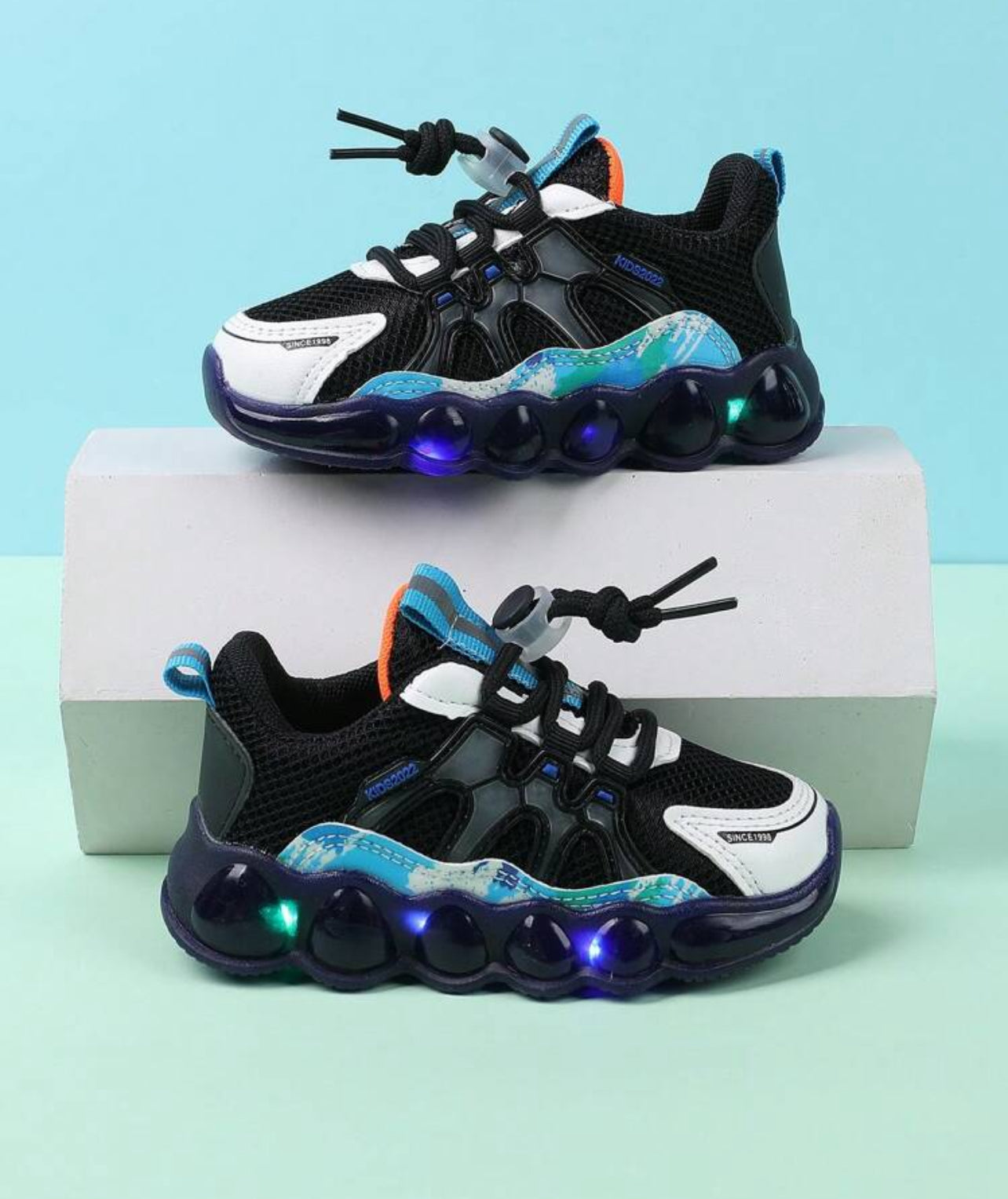 Fashion LED Light-Up Unisex Baby Sneakers, Breathable And Comfortable For All Seasons, Suitable For Boys' And Girls' Outdoor Activities