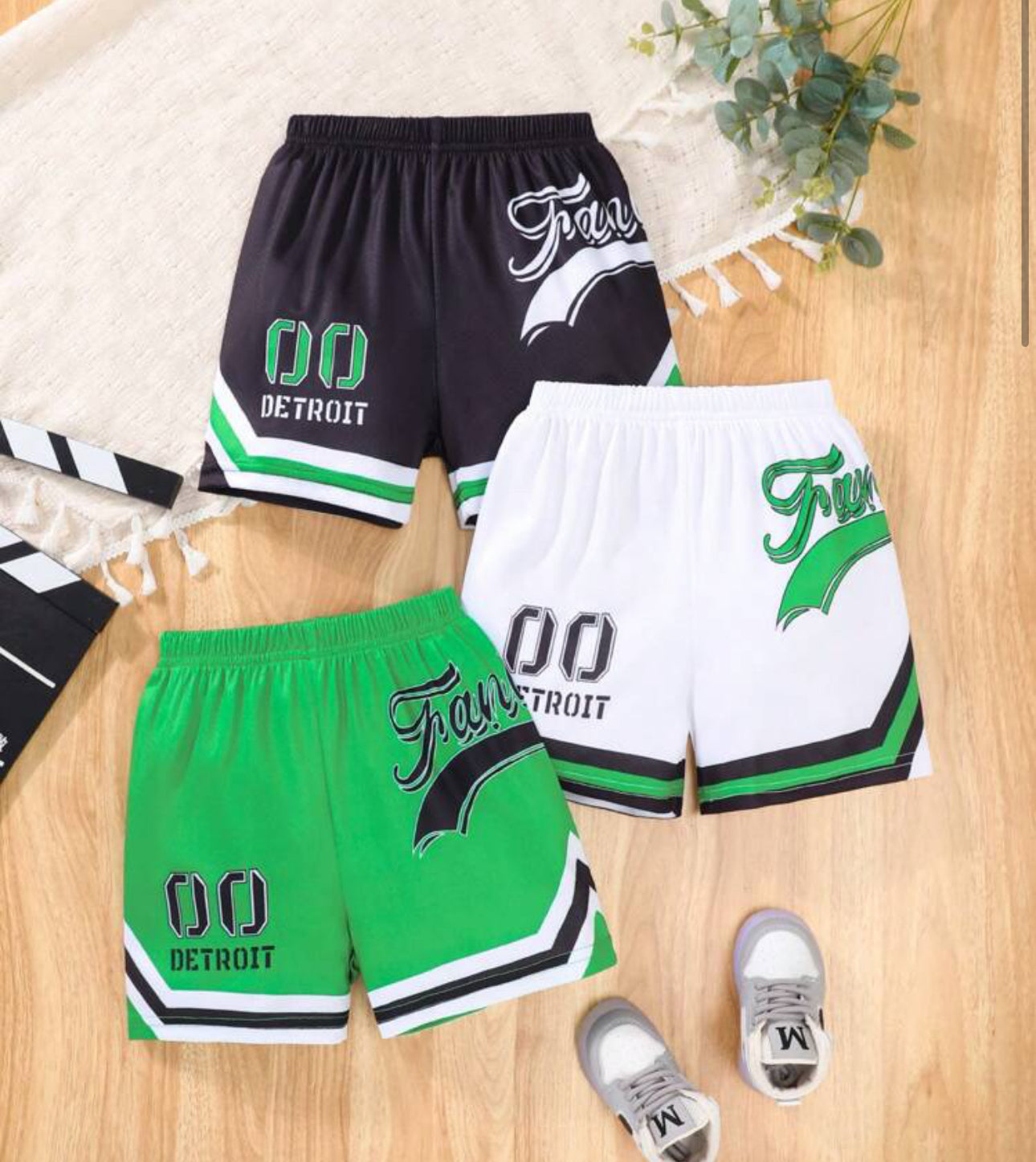 3pcs Boys' Quick Dry Shorts, Young Boy Summer Sports Mesh Lightweight Breathable Basketball Training Pants, Boys Loose Fit