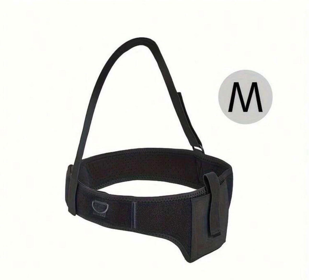 1pc Breathable Adjustable Waist & Shoulder Strap Waist Bag - Classic Black, Dual-Hand Design, Polyester Material, Buckle Closure, Suitable For Discreet Carrying