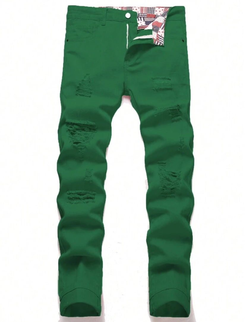 Green pants