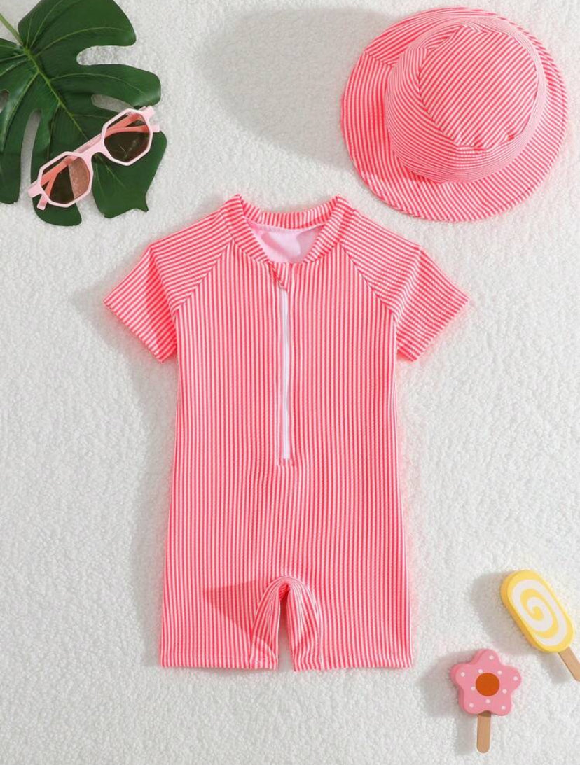 Pink swim wear for boys