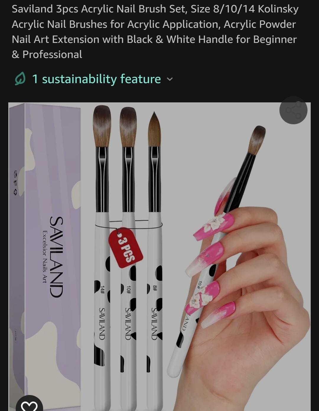 Nails brush set of 3