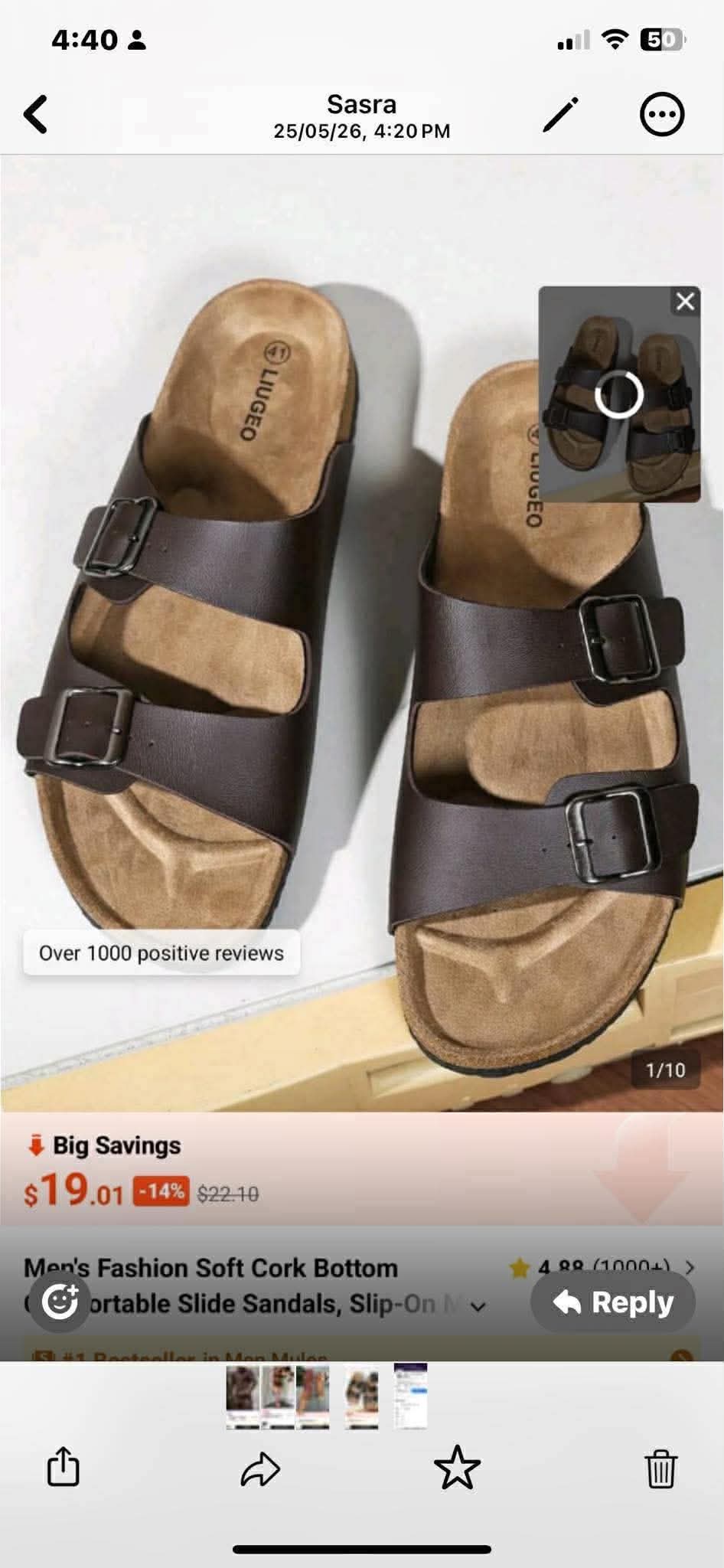 Spring To Summer Adjustable Buckle Unisex Casual Slippers, Soft Cork Slide Sandals, Outdoor Beach Shoes, Suitable For Men And Women, Plus Size