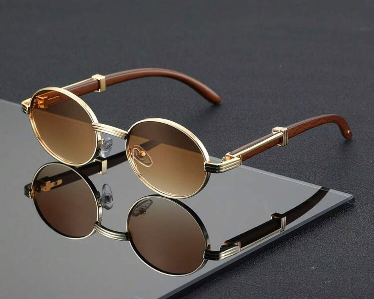 1 Pair Of Retro Round Glasses - Non-Prescription Round Frame Fashion Glasses Unisex Non-Prescription Glasses For Daily And Formal Occasions