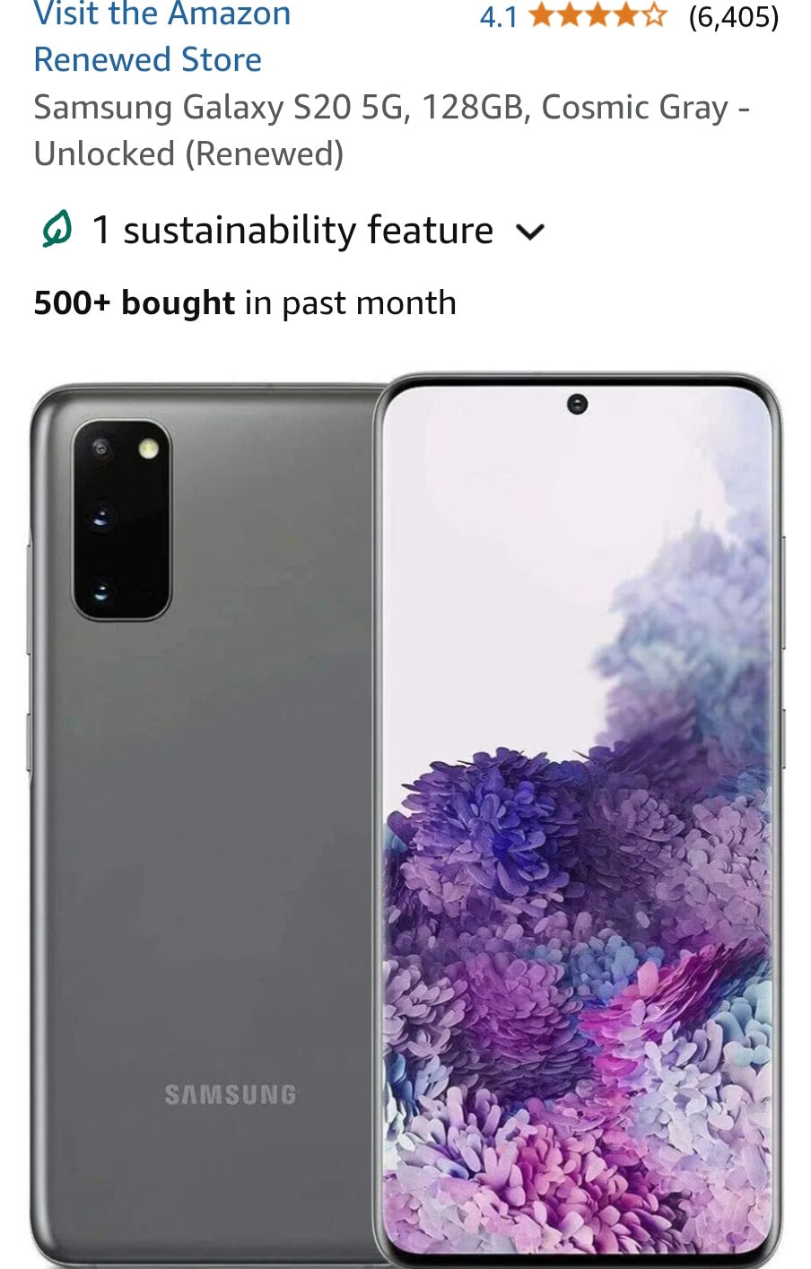 Samsung S20 128GB