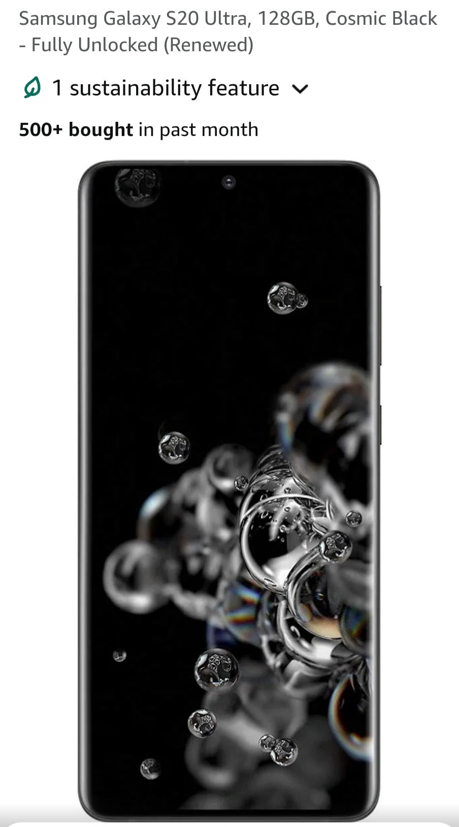 Samsung Galaxy S20 Ultra 128GB