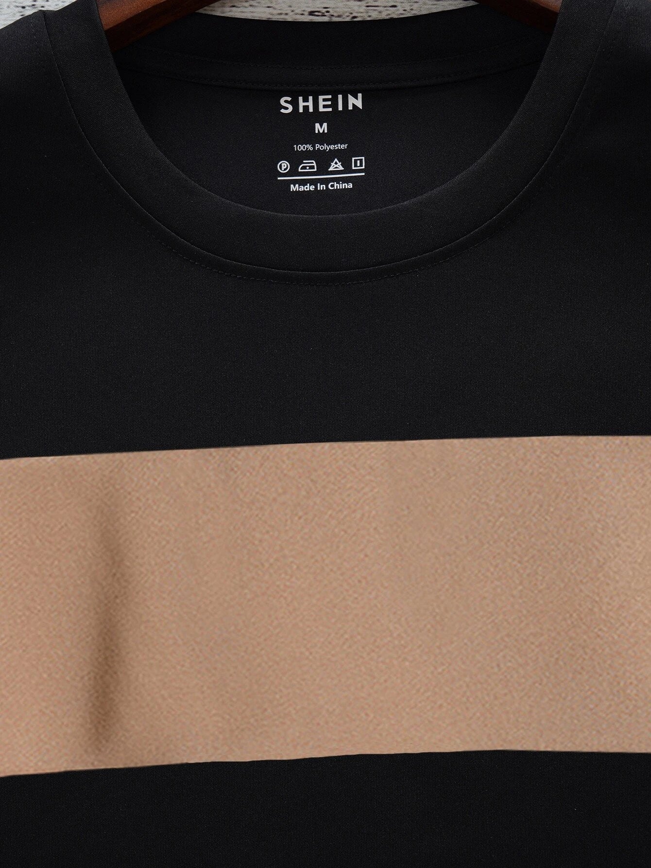 Men Color Block Tee (P)