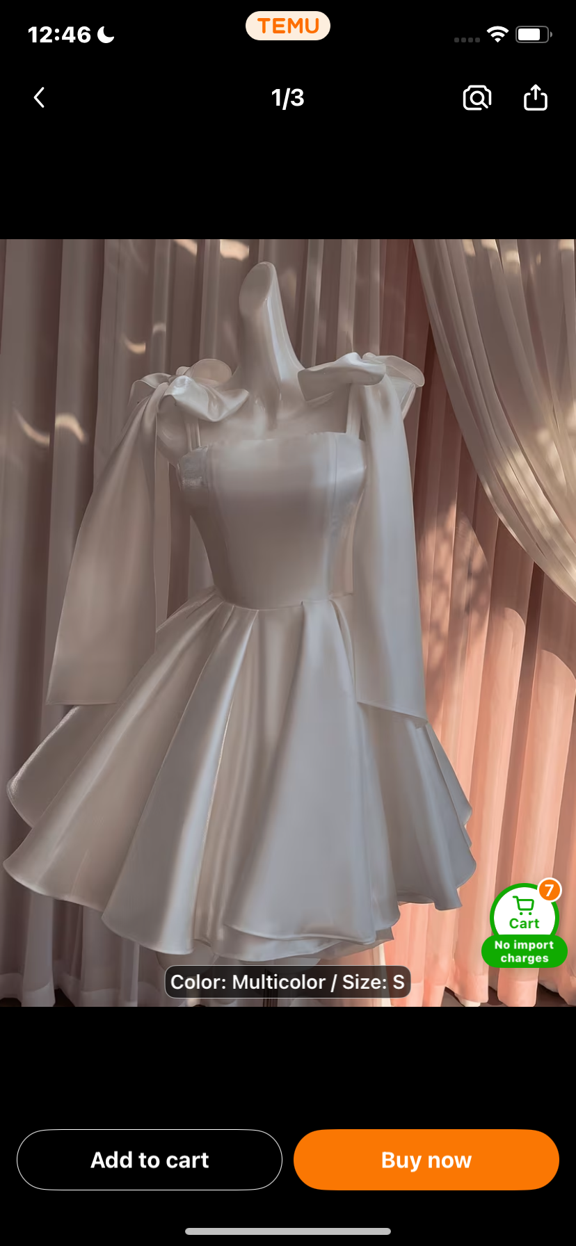 French-Style Vintage Bow Strapless Dress, New Puff Skirt Spaghetti Strap Mini Dress, Birthday Party Dress