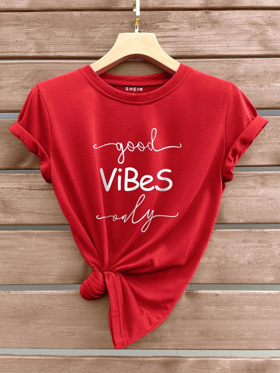 Slogan Graphic Tee - (v)