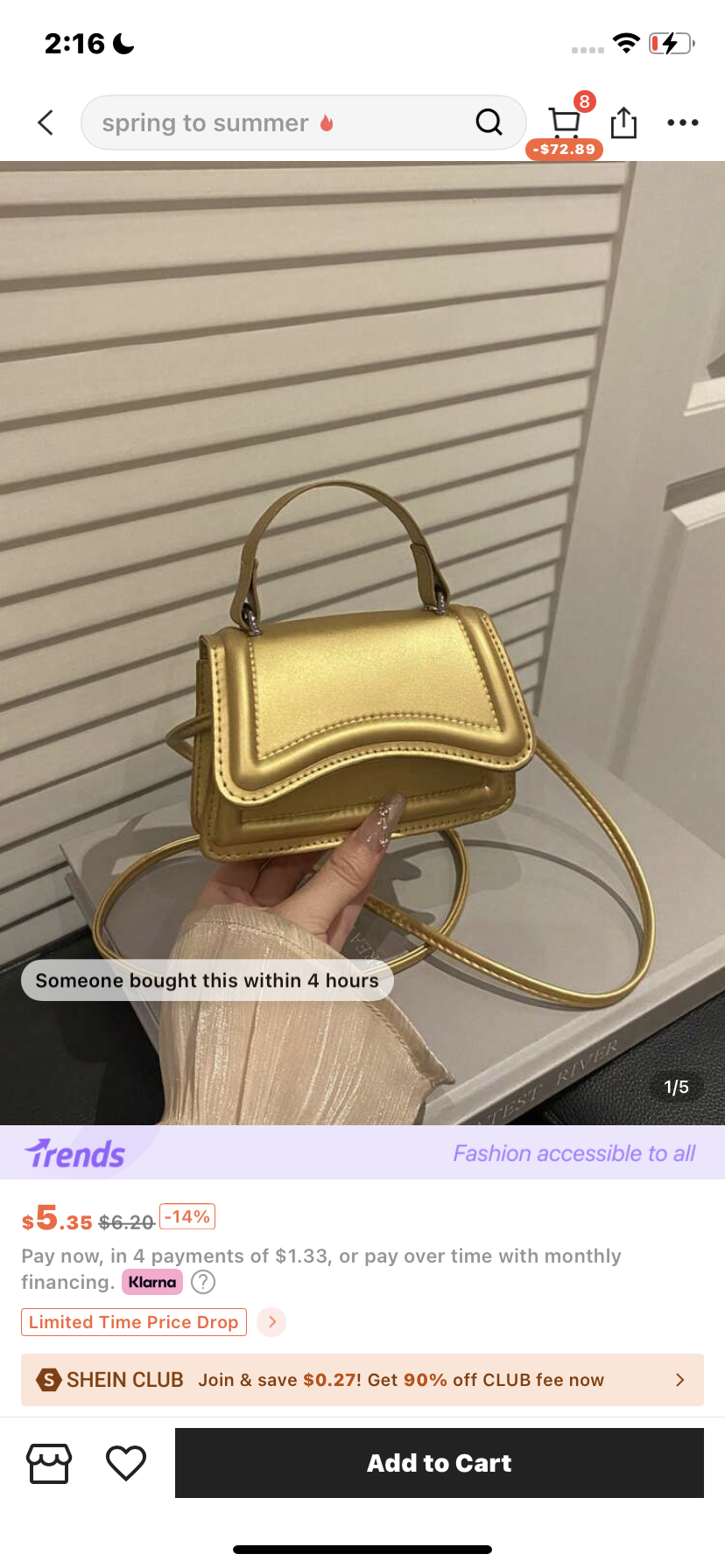 Mini Women's Handbag, Lightweight Portable Mini Tote Bag, New Summer 2025 Trending Flap Solid Color Small Bag, Shoulder Crossbody Bag