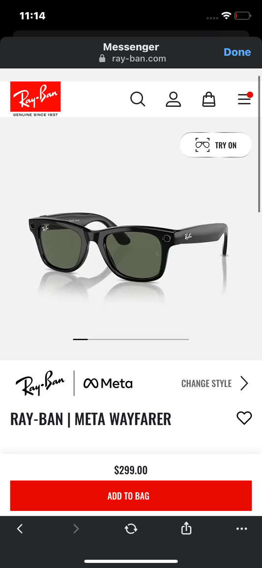 RAY-BAN | META WAYFARER