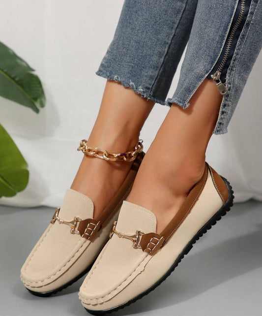 Minimalist High-End Handmade Unisex Penny Loafers For Women, Casual Shoes For All Seasons