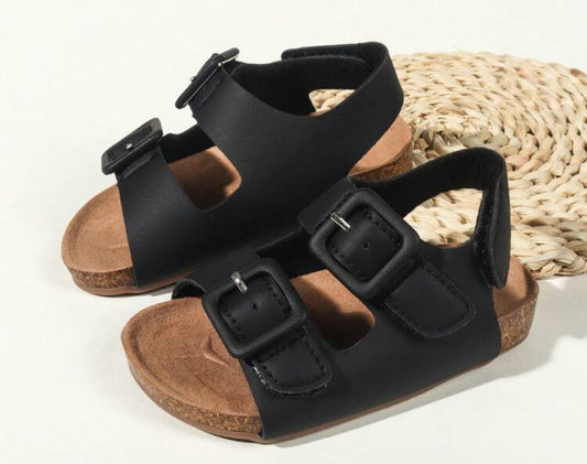 2024 Summer Unisex PU Leather Roman Sandals With Back Strap Design, Soft & Breathable, Non-Slip Lightweight Sole For Protecting Feet