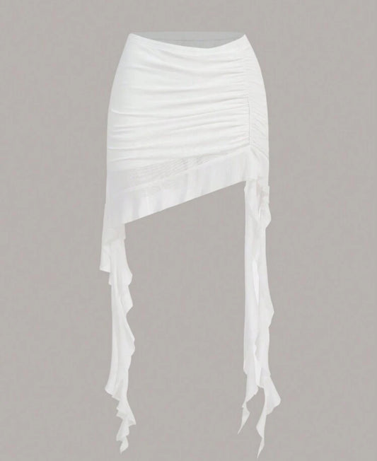 White skirt