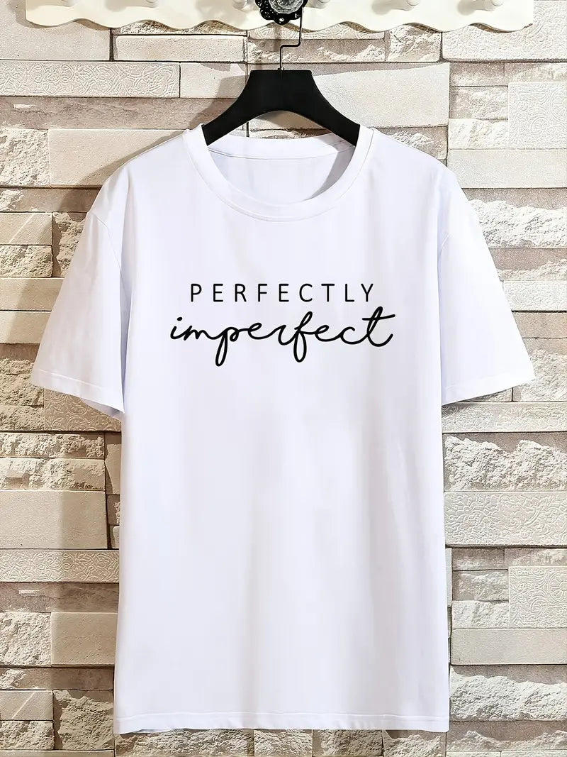 Men's 'Perfectly Imperfect' Casual T-Shirt: Look Stylish and Feel Comfortable!