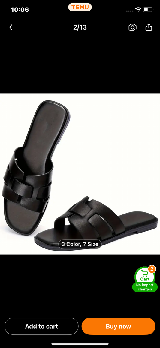 Flat Cross Strap Sandals - Women'S Flat Sandals Summer Slip On Slides Round Toe Sandals Crisscross Slippers