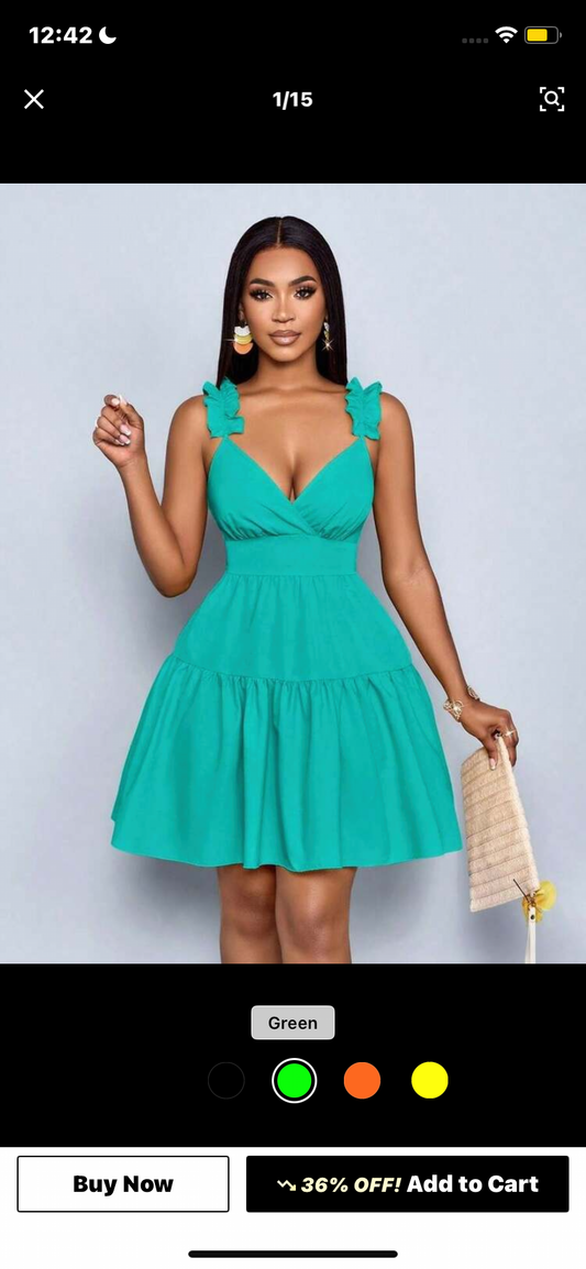SOLERSUN Plus Size Women's Fashion Solid Color Loose Casual Back Cut-Out Loose Maxi Dress, Vacation, Music Festival, Back To School, Romance, Valentine's Day, Party, New 2025
