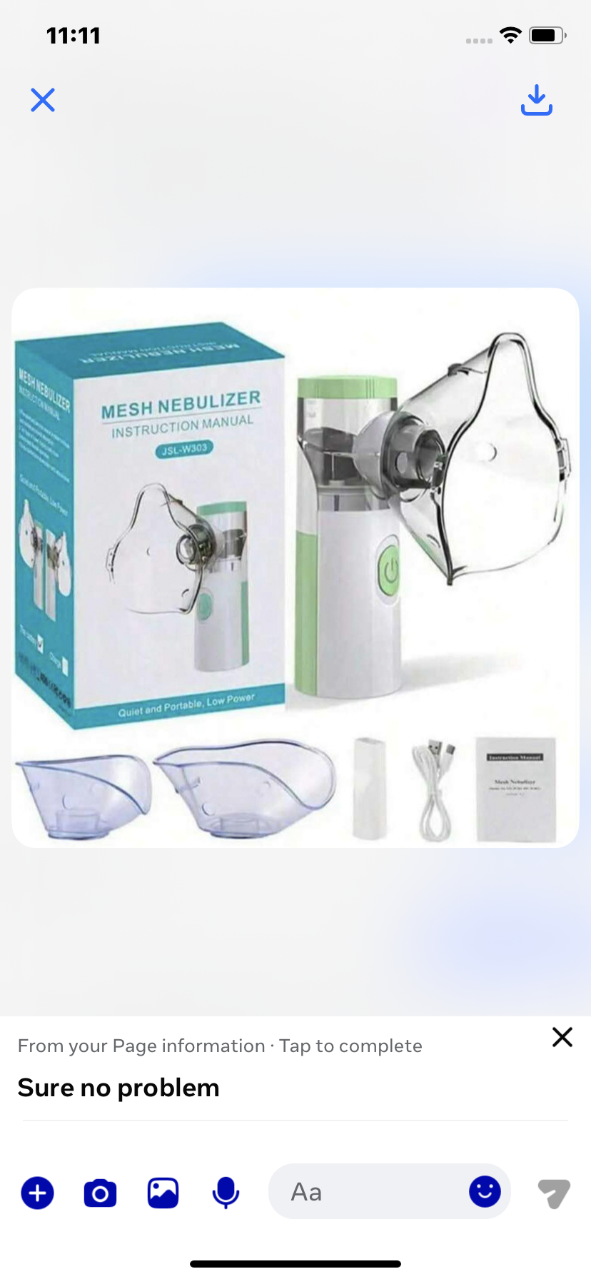 Nebulizer, Portable Nebulizer, Adult And Pediatric Nebulizer Machines For Breathing Aids, Nebulizer Masks And Mesh Nebulizer With Adjustable Nebulization Rate (Without Battery)