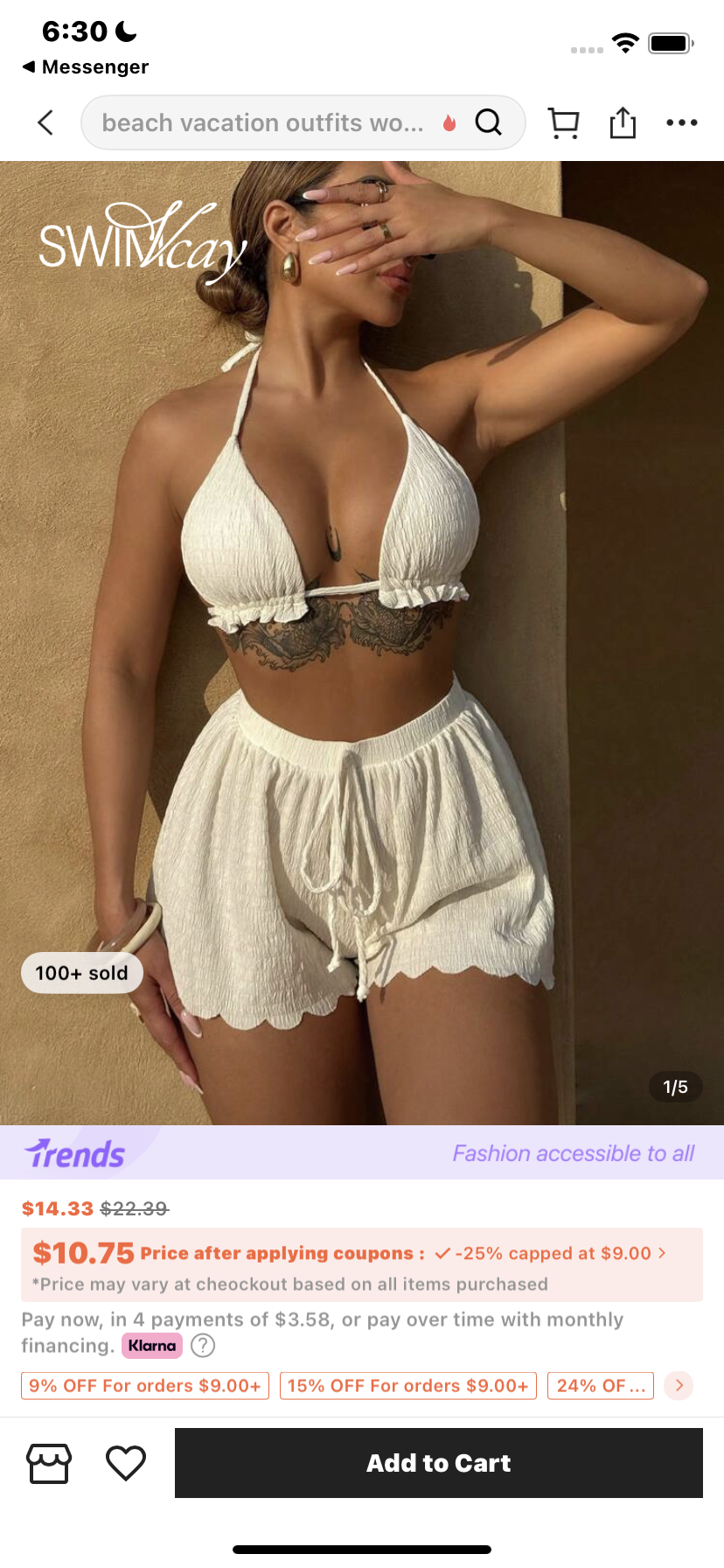 Swim Vcay Solid Color Texture Bikini Set, 3pcs, Thong Bikini Set With Cover Up Shorts Bathing Suit Beach Outfit Summer Vacation,Summer Beach