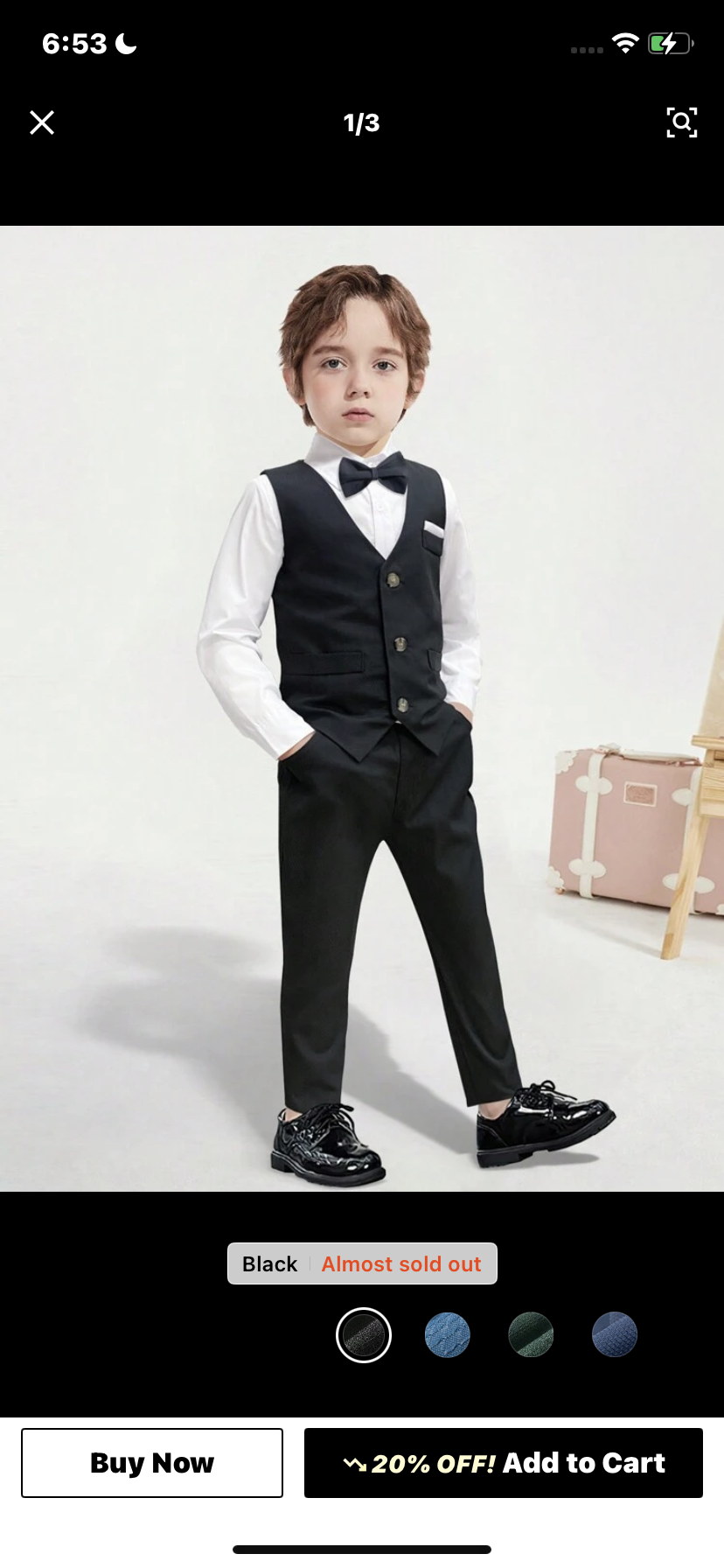 4pcs Young Boy 2024 Suit Set, Including White Shirt, Solid Vest, Bowknot , Pants, Children Formal Wear For Performance, Wedding, Holiday