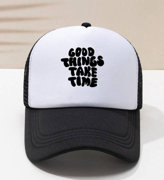 Men Slogan Graphic Trucker Hat For Daily Life Street