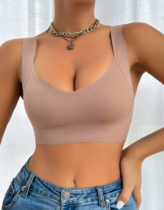 Comfortable Detachable Padded Bra, Lift & Push-Up, Invisible Adhesive Underwear, Can Be Worn Outside Sexy Top
