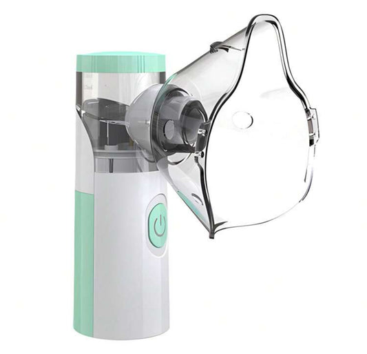 Nebulizer, Portable Nebulizer, Nebulizer Machine For Adults And Kids,For Breathing Problems, Nebulizer Masks And Adjustable Nebulization Rate Mesh Nebulizer With USB Power Cord, Facial Hydration (No Include Battery)