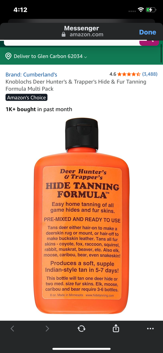 Knoblochs Deer Hunter's & Trapper's Hide & Fur Tanning Formula Multi Pack