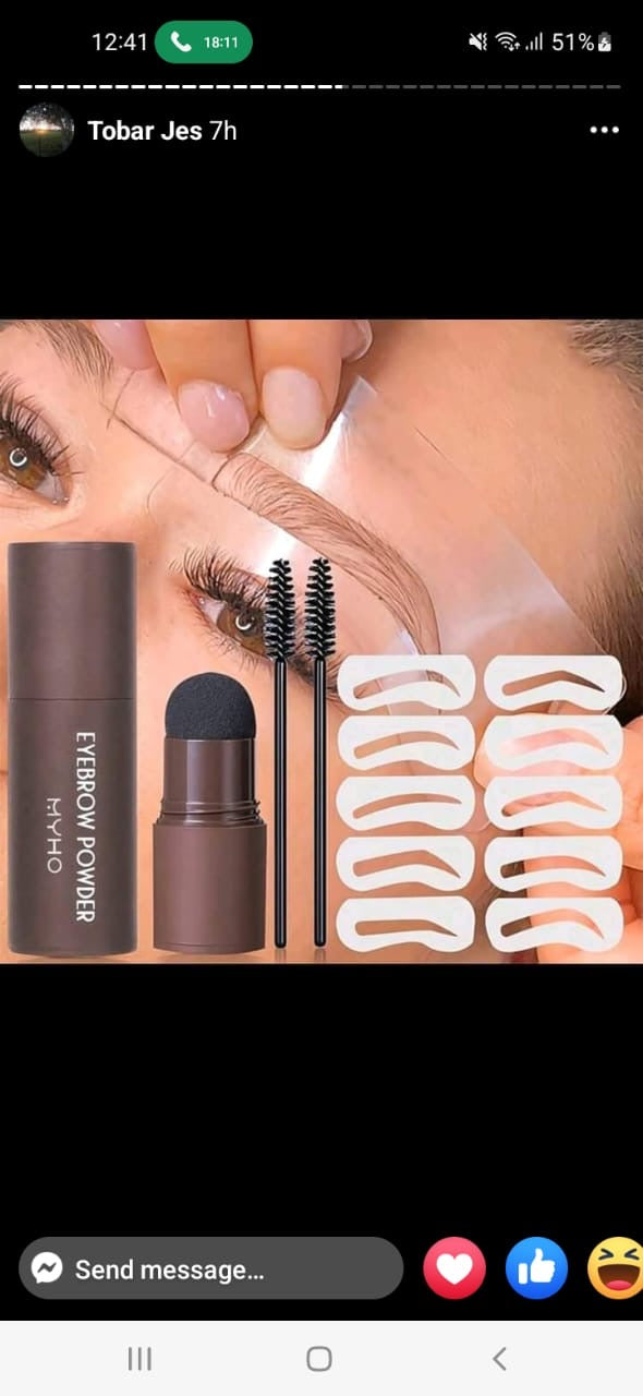 Eyebrow stamp