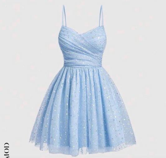 Blue dress