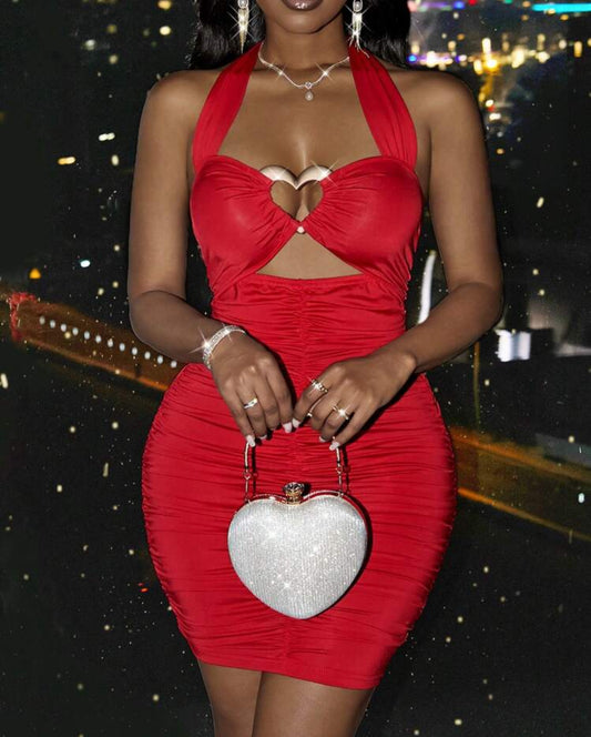 Red heart shape in the middle