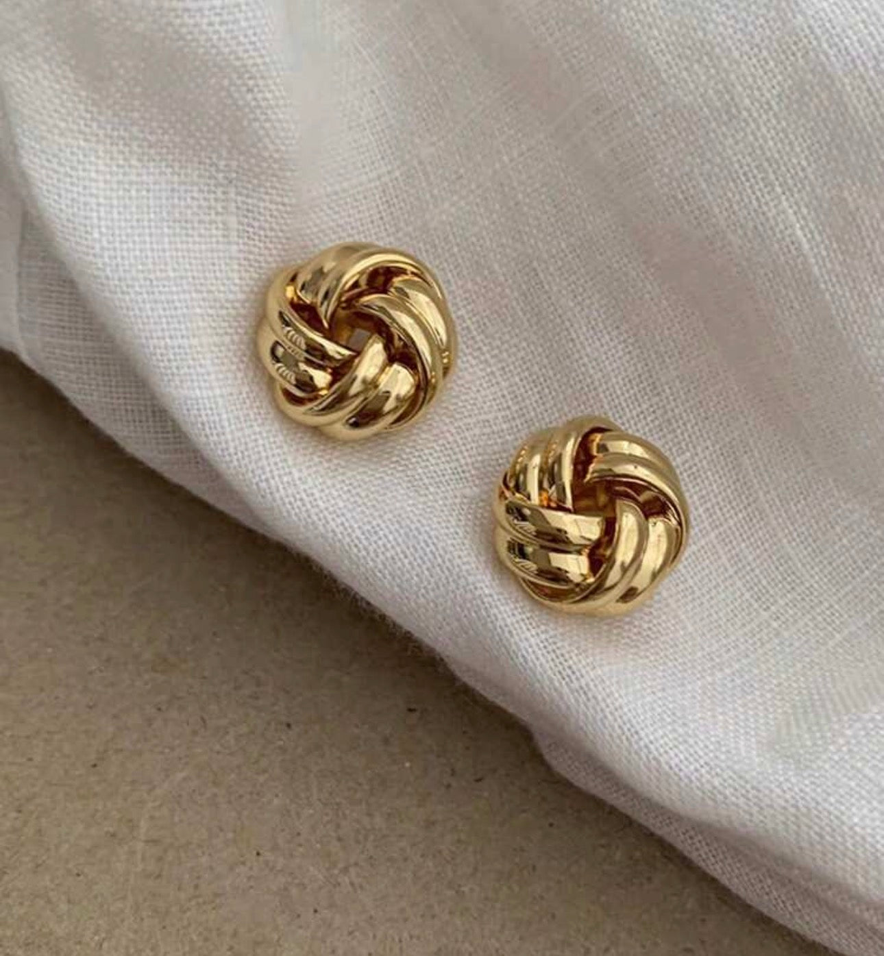1Pair Minimalist Airy Braided Design Earrings, Boho Versatile Earrings For Women