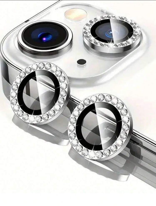 Apple camera lens protective film diamond-encrusted lens protective cover