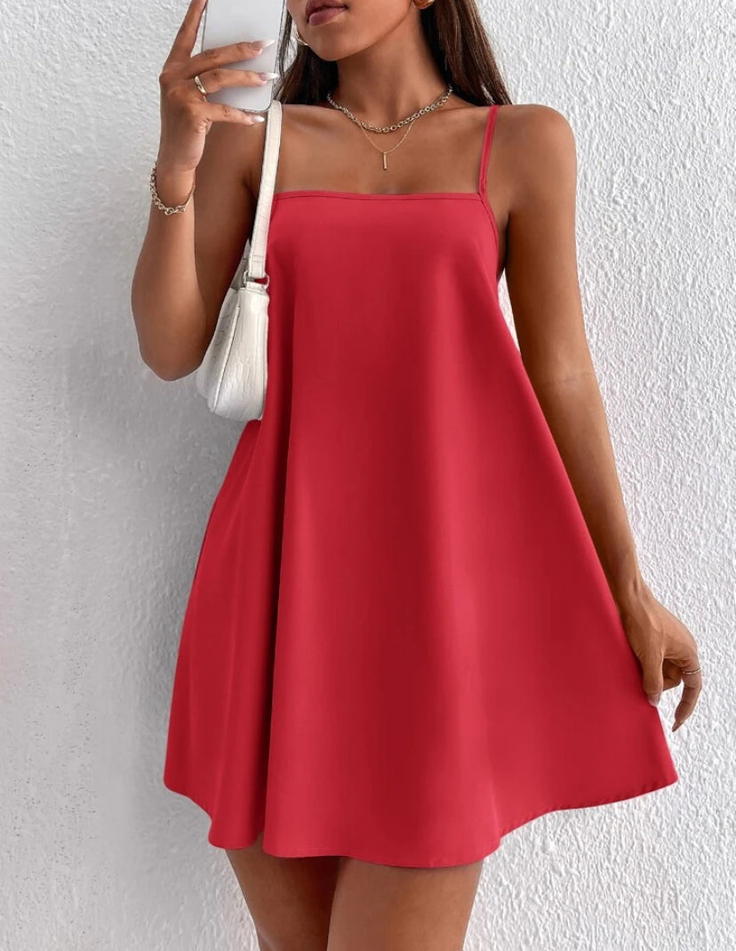 PETITE Solid Cami Dress