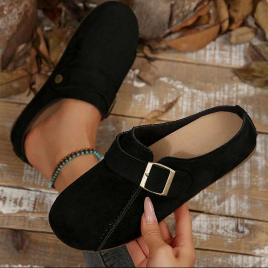 Spring Autumn Travel Outdoor Shoes For Women Cute Sandals Mules Slides With Buckles Slip On Non Slip Lightweight Casual Slippers Gifts Walking