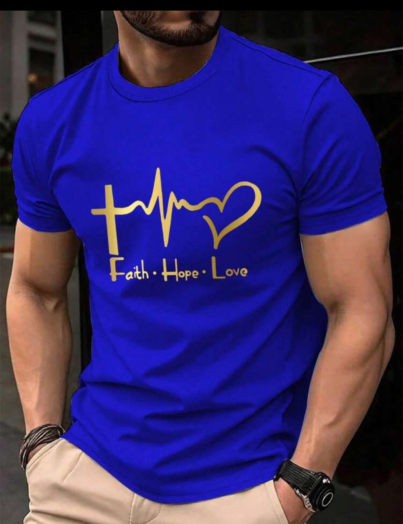 Blue shirt