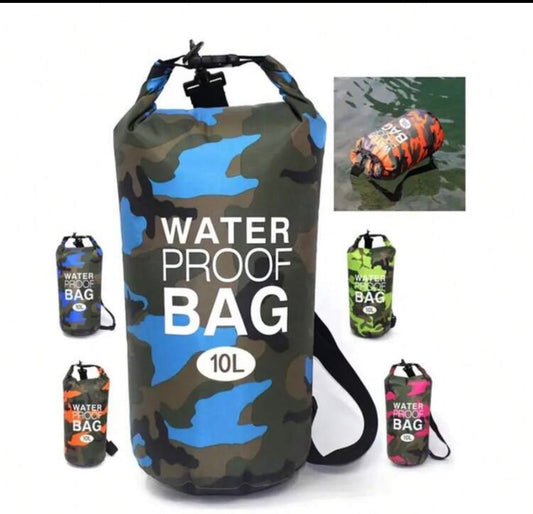 1pc Lightweight Camouflage Dry Bag For Outdoor Water Activities-Waterproof And Foldable With Large Capacity Purse Wallet For Summer Vacation Beach Travel Holiday Swimming Pool Sport Bag For Sports For Fitness For Exercise Travel Bag For Vacation For Women