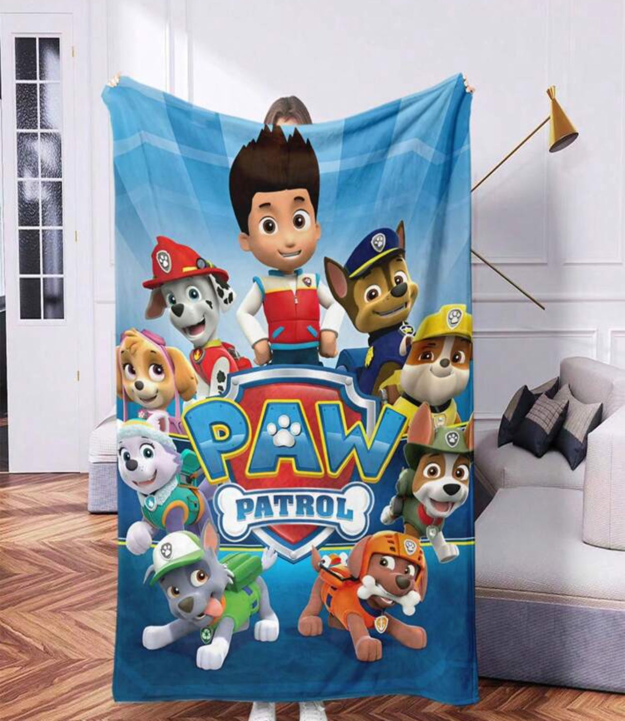 Paw Patrol 1pc Paw Patrol Nap Mat Plush Blanket, Super Soft & Microfiber, For Children/Toddlers/Kids Bedding - Portable Nap Mat Suitable For Daycare, Preschool, Sleepovers And Travel