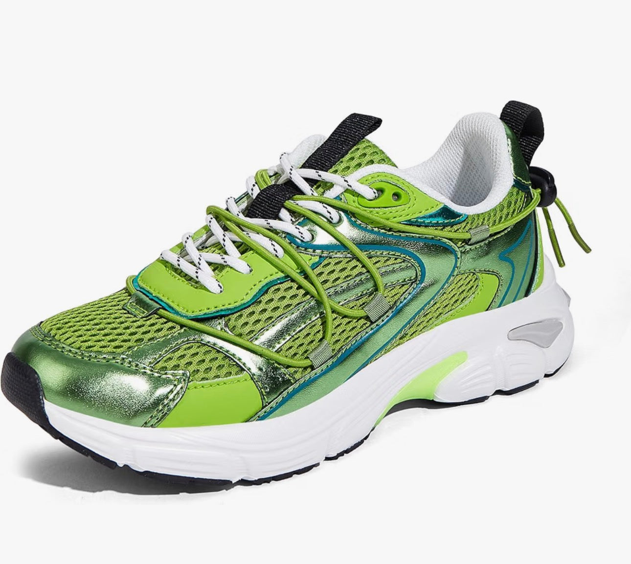 LUCKY STEP Women's Platform Mesh Fashion Athletic Sneakers