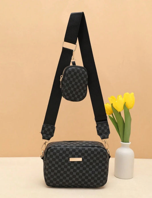 New Simple Casual Shoulder Bag Fashion Crossbody Bag Trend Retro Oblique Shoulder Children's Bag PU Soft Leather Feeling Children's Oblique Shoulder Bag