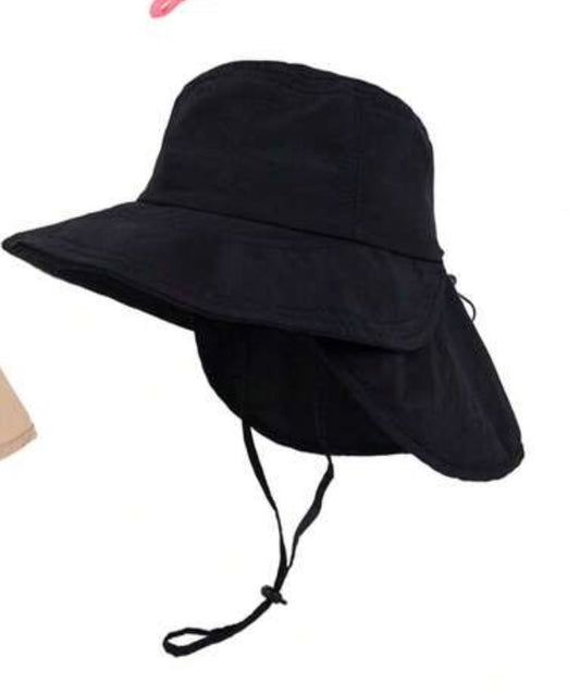 1PC Quick-Dry Baby/Kids Sun Hat With Big Shawl And Large Wide Brim,Suitable For Summer Children Boys Girls Outdoor Activities,Parks,Beach,Swimming Sunscreen Hat