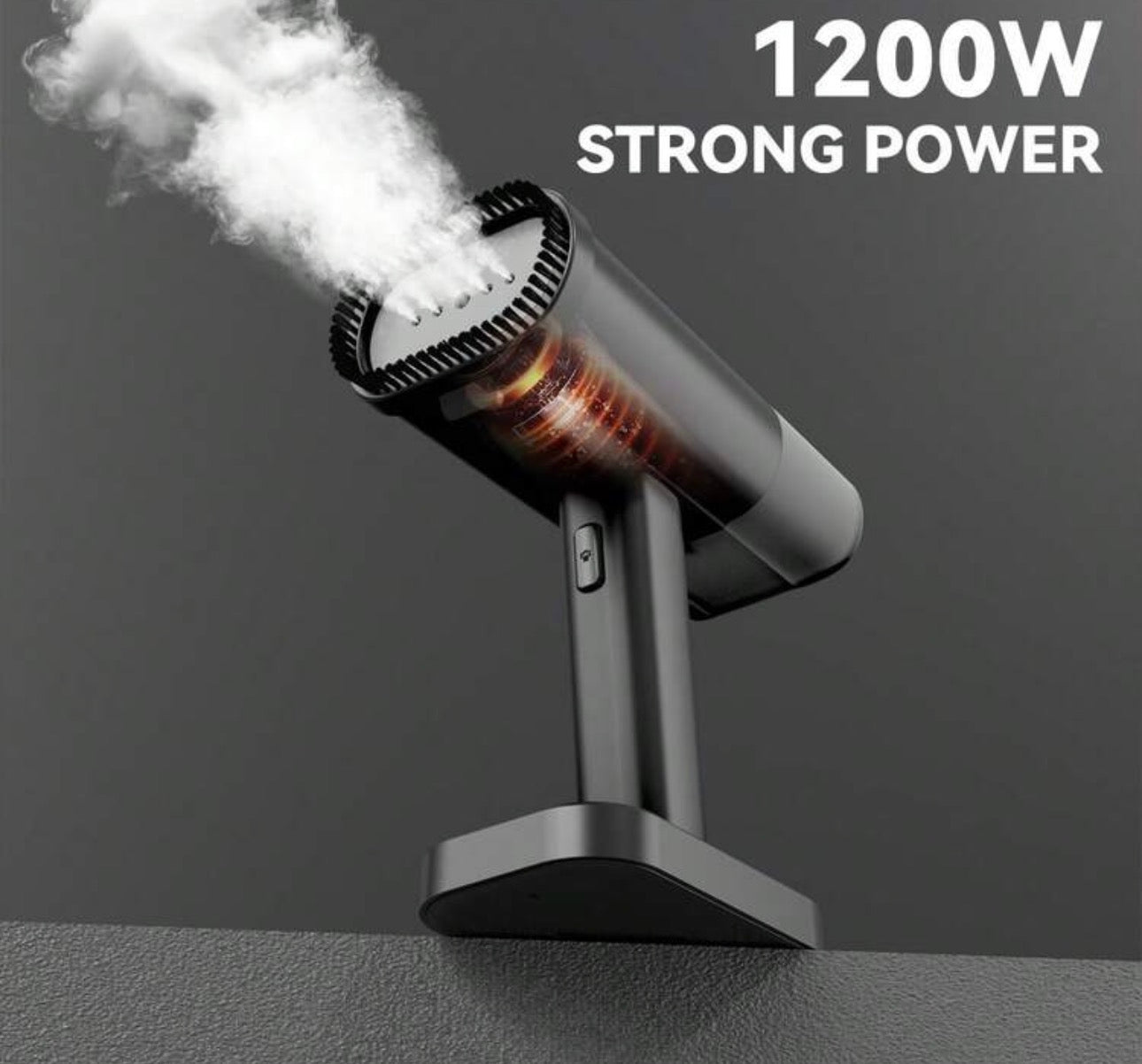Handheld Garment Steamer, ABS Material, 1200W Steamer For Clothes, 1 Gear Setting, 130℃ High-Temperature Steam, 170ML Water Tank, Portable For Home And Travel