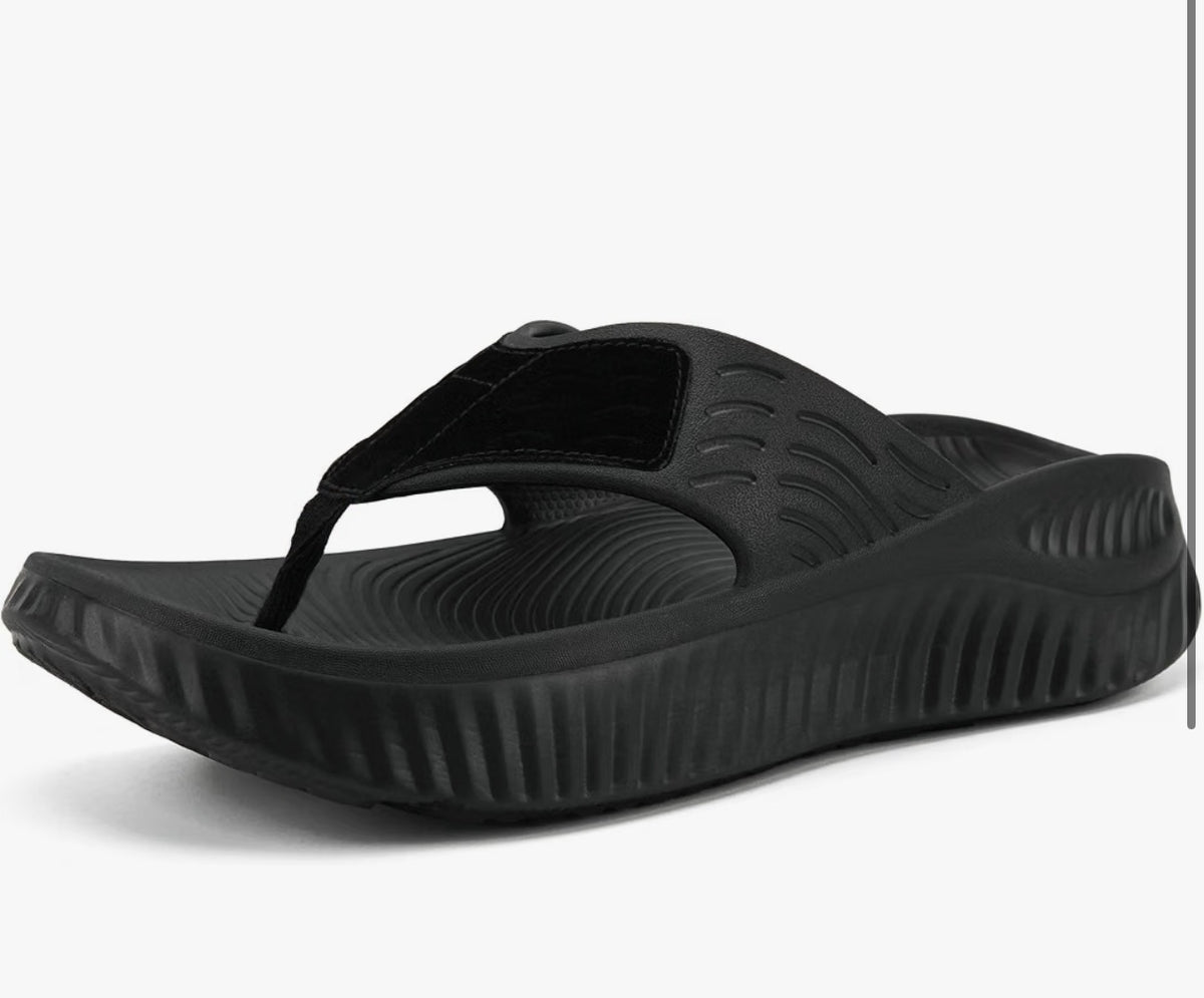 KuaiLu Recovery Flip Flops for Women Sport Thong Sandals
Comfortable Arch Support Cushion Summer Beach Slides Reduces Stress on Feet Joints & Back Post-Exercise