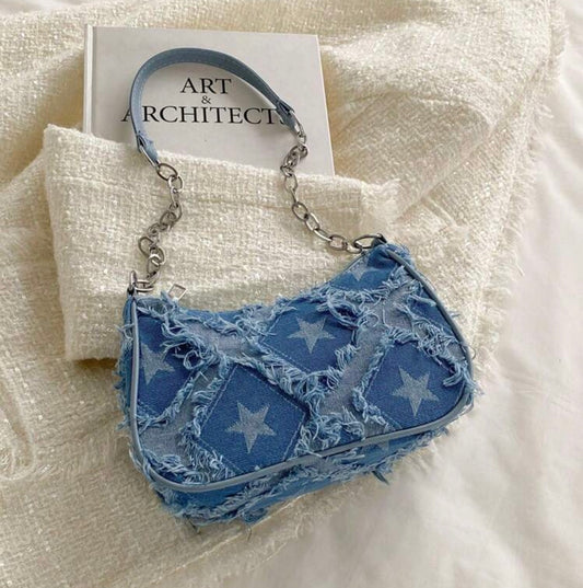 Decorative Buckle Detail, Stitching, Chain Strap Shoulder Bag, Women's Decorative Buckle Shoulder Bag, Street Fashion Hobo Bag, Small & Medium Crossbody Bag And Wallet Set, Suitable For Shopping, Dating, As A Gift For Ladies, Suitable For Teenagers, Colle